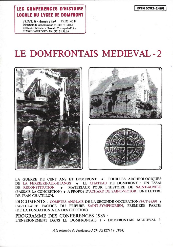 Lire la suite à propos de l’article Le Domfrontais médiéval – 2