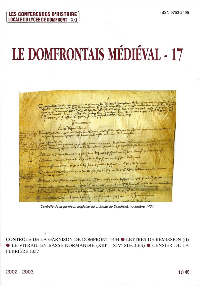 Lire la suite à propos de l’article Le Domfrontais médiéval – 17