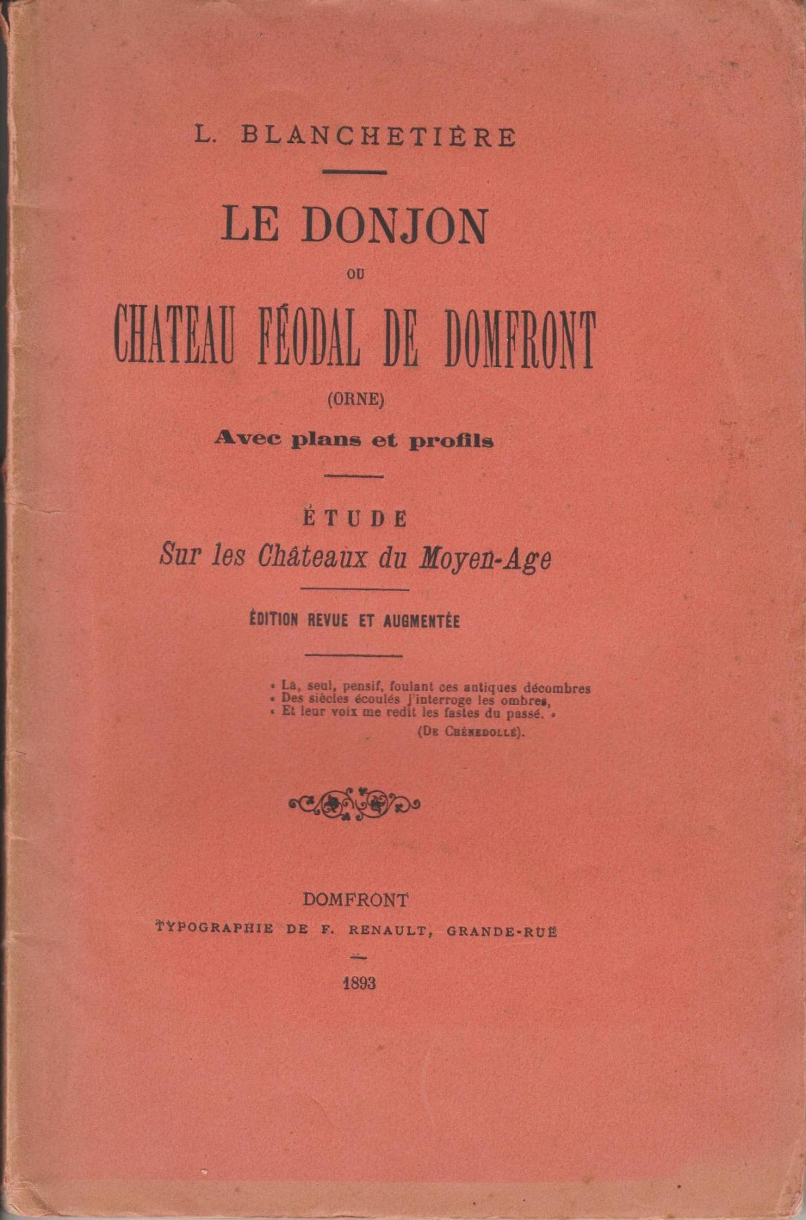 Lire la suite à propos de l’article 2 : Le XIXe siècle, Blanchetière